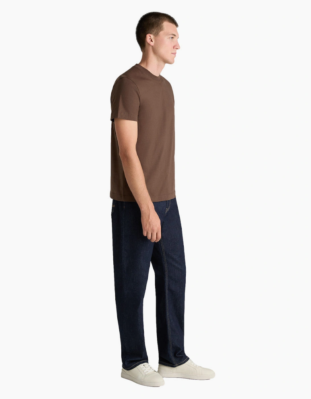 Remus Uomo Organic Cotton T-Shirt 47 Brown