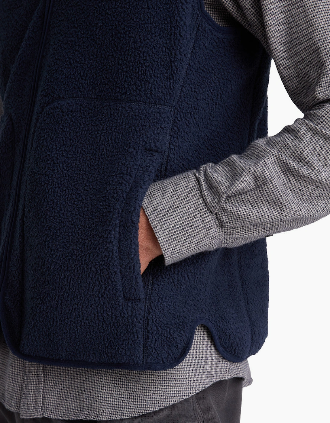Remus Uomo Fleece Gilet 27 Blue