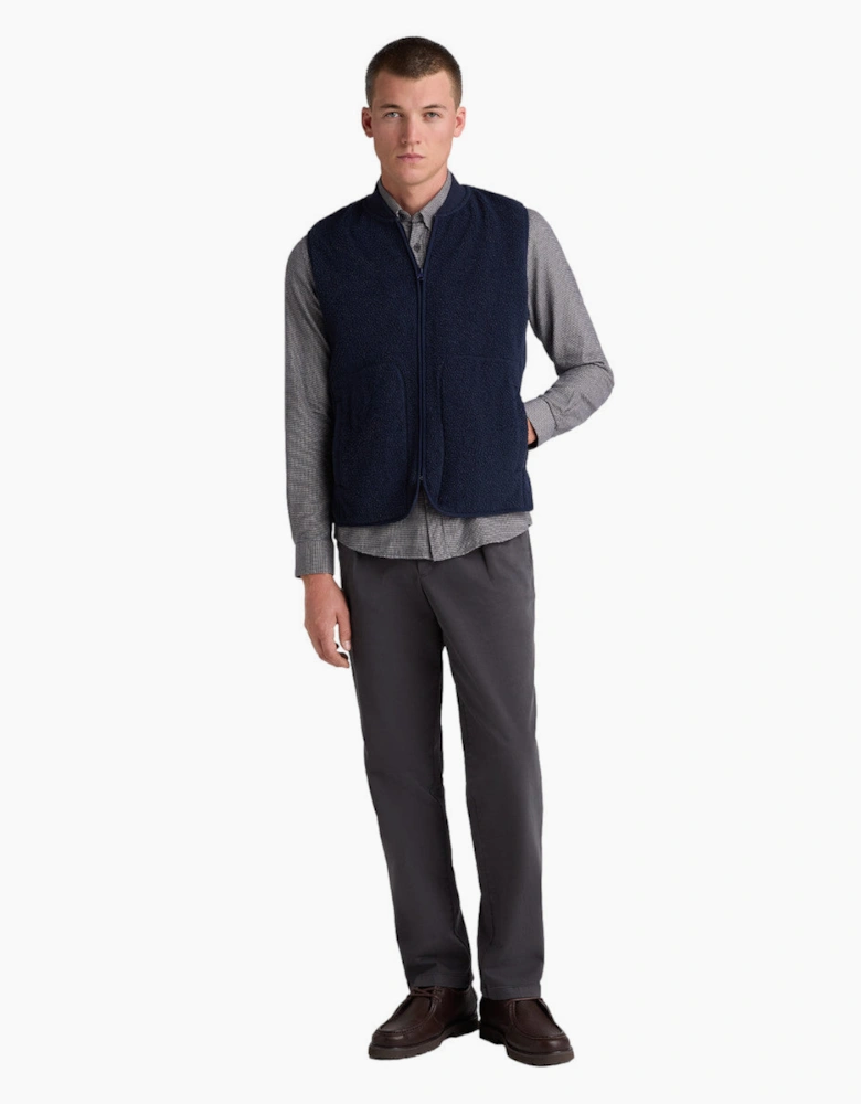 Remus Uomo Fleece Gilet 27 Blue