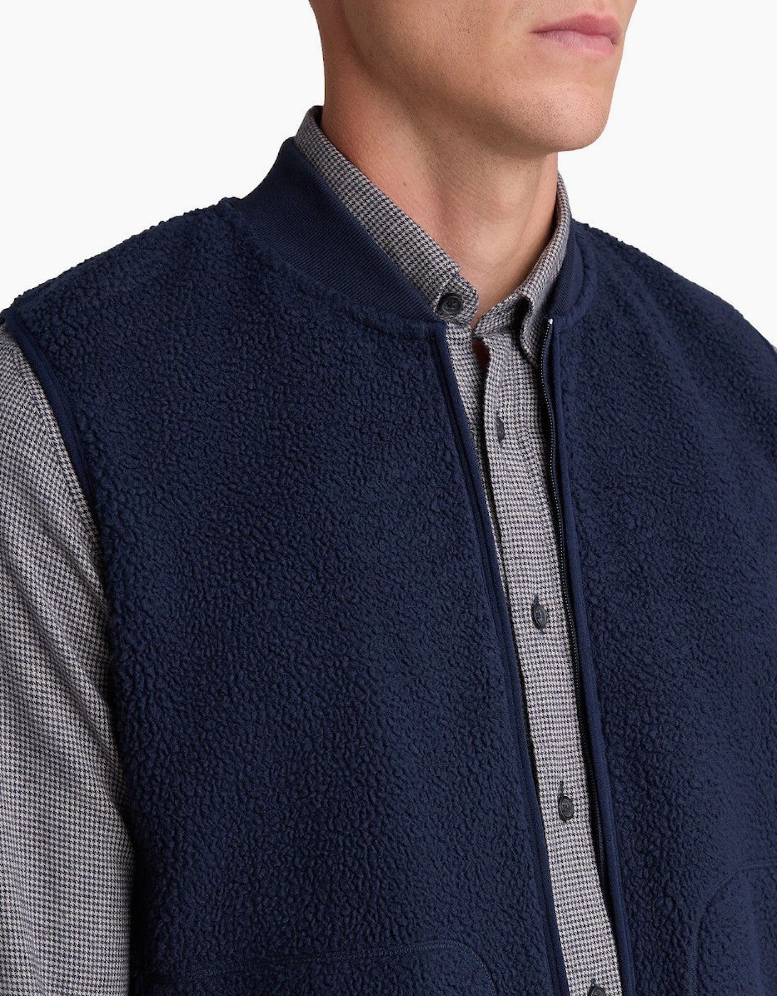 Remus Uomo Fleece Gilet 27 Blue