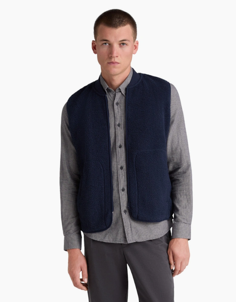Remus Uomo Fleece Gilet 27 Blue