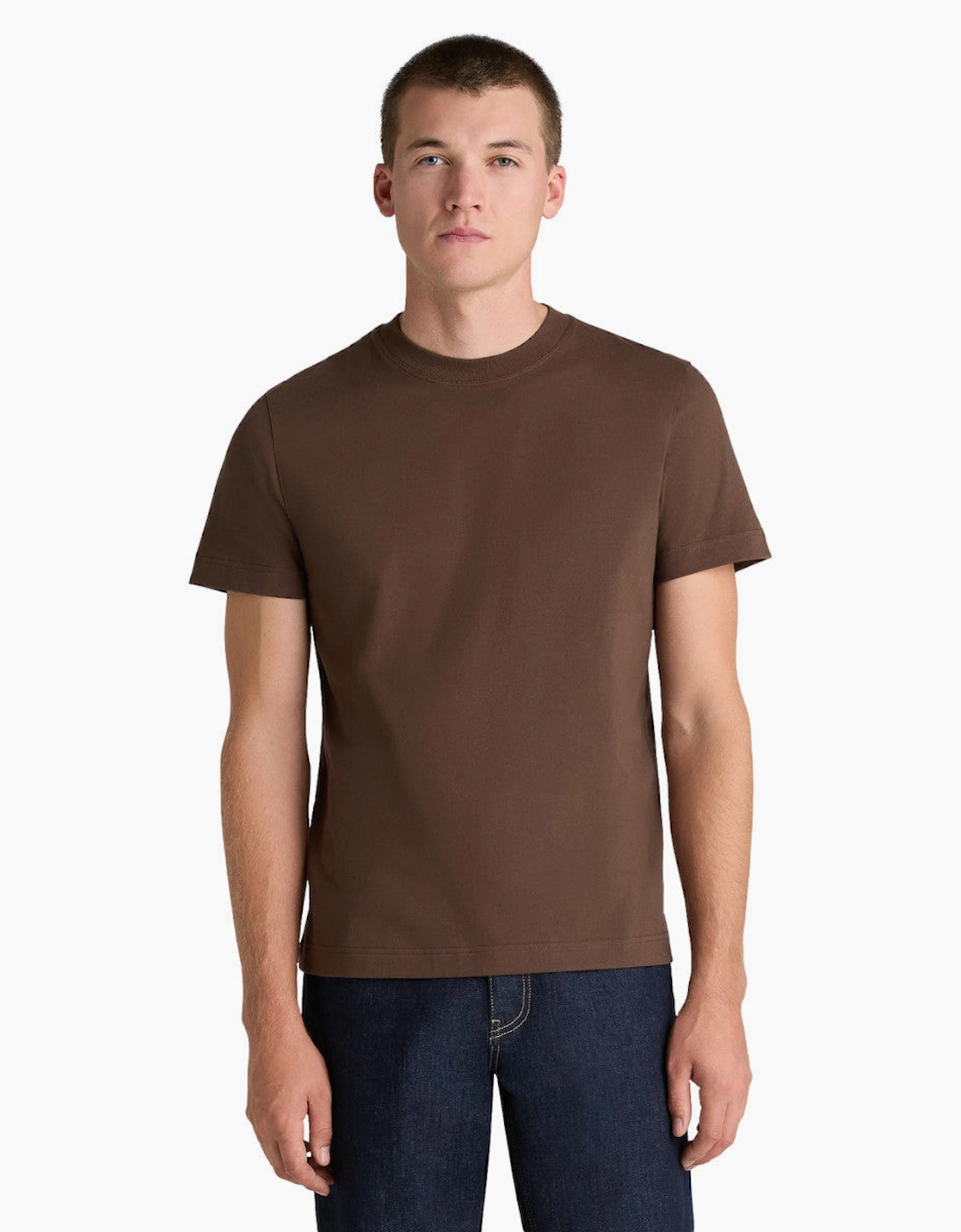 Remus Uomo Organic Cotton T-Shirt 47 Brown