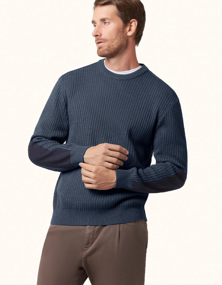 Paul & Shark Tech Wool Crewneck Sweater with Typhoon® Platinum Details