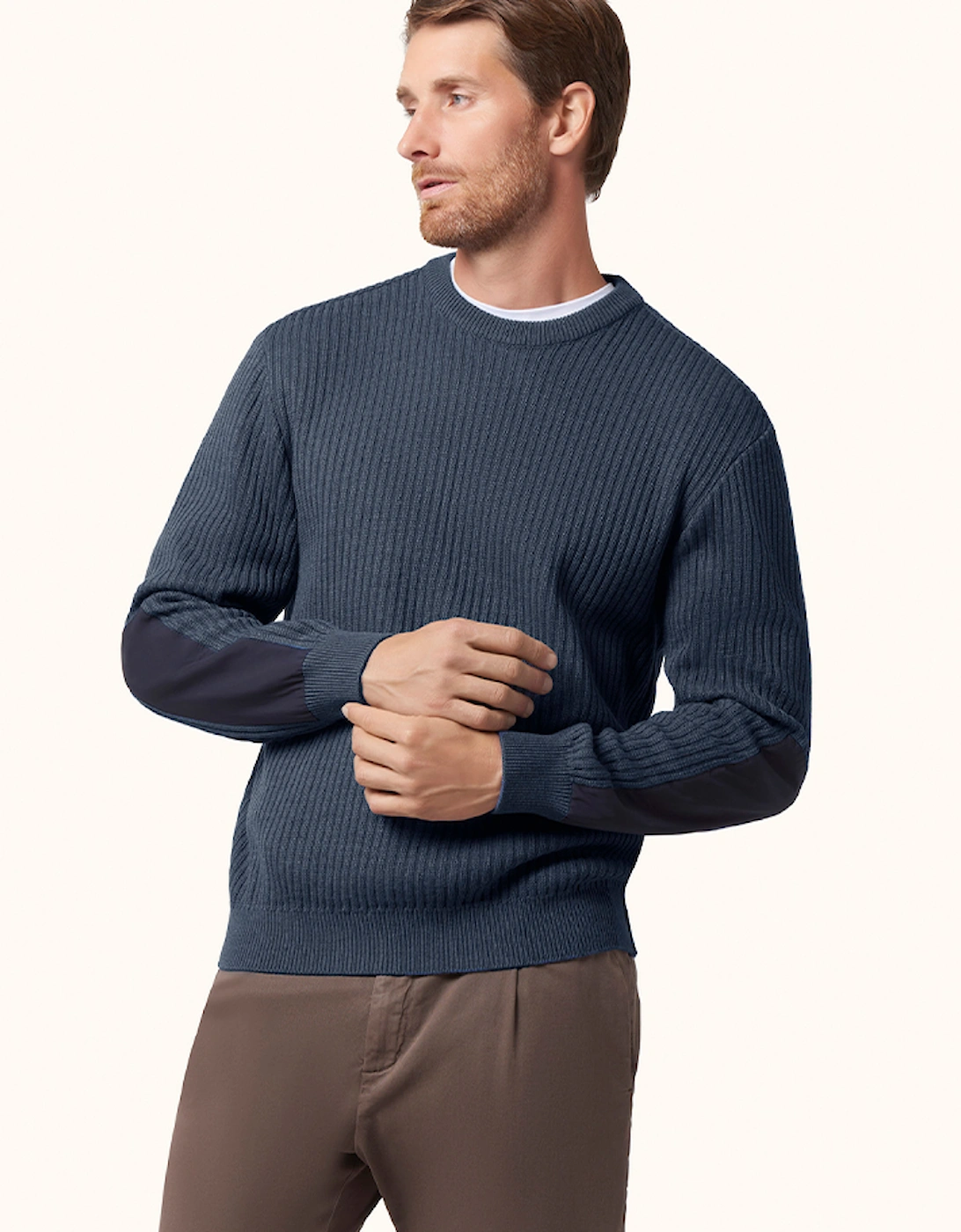 Paul & Shark Tech Wool Crewneck Sweater with Typhoon® Platinum Details