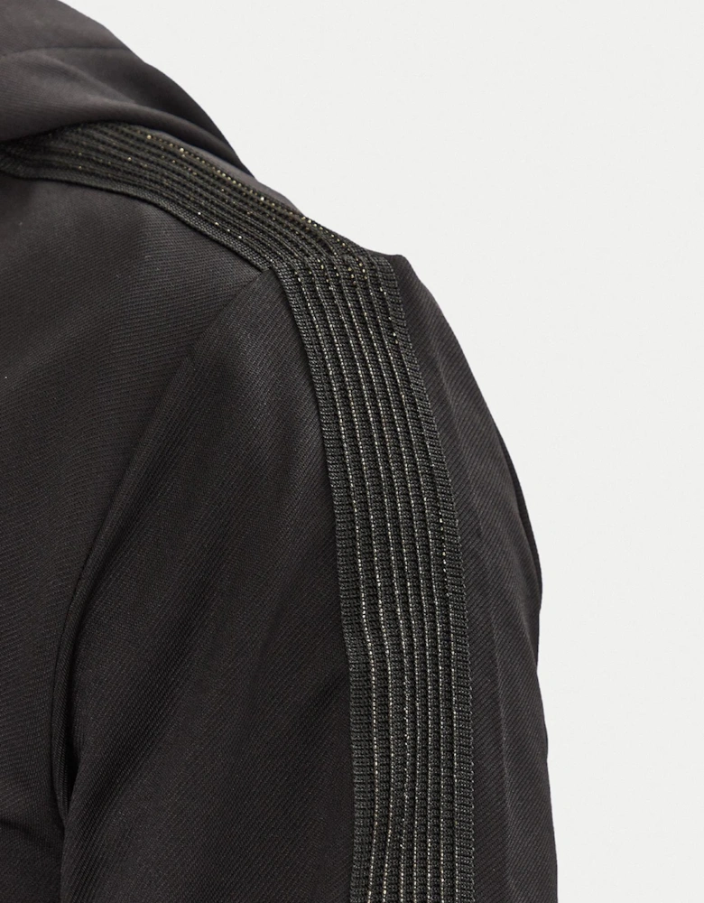 Gold Edition Taped Black Zip Hoodie