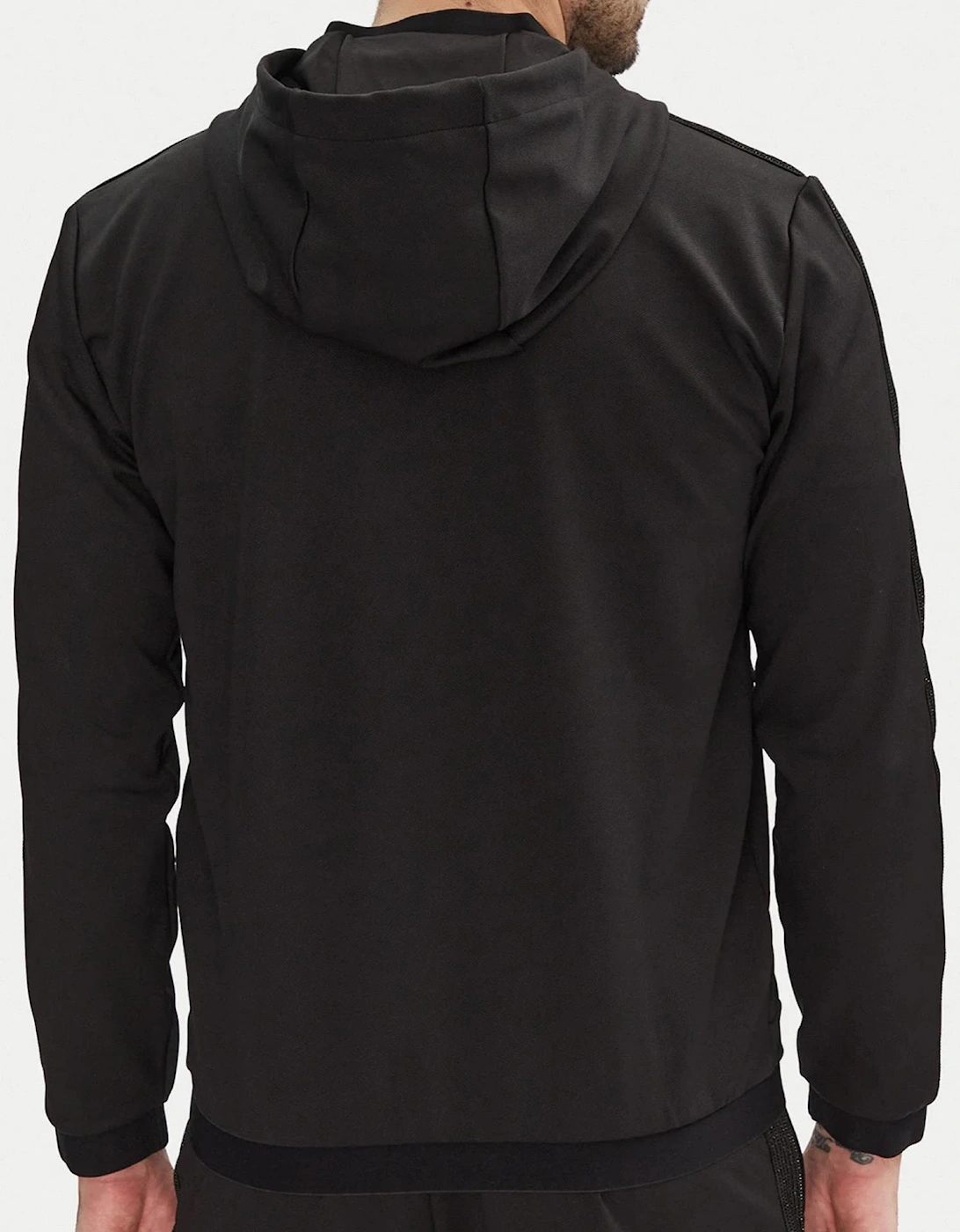 Gold Edition Taped Black Zip Hoodie