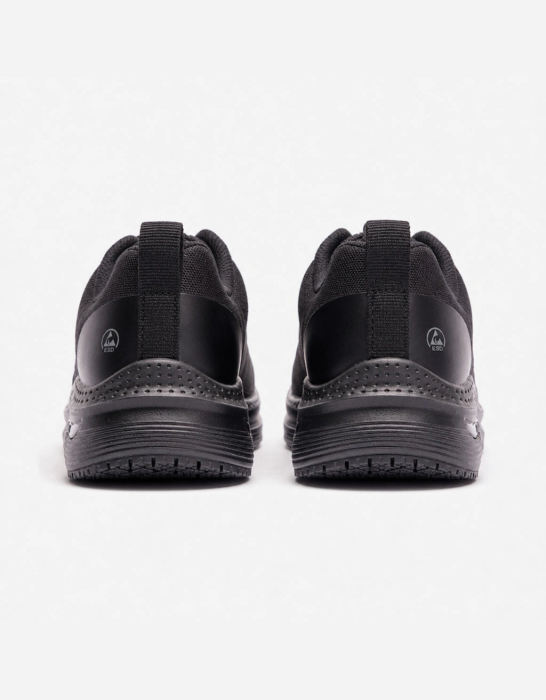 Skechers Work 200086EC Arch Fit SR - Ringstap Mens Steel Toe ESD Safety Trainers Black