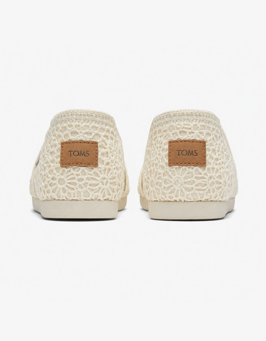 ALPARGATA Womens Crochet Espadrille Natural