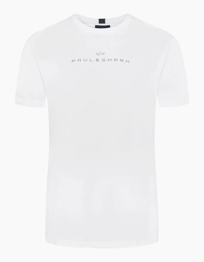 Paul & Shark Cotton T-Shirt with Printed Centre Logo T-Shirt