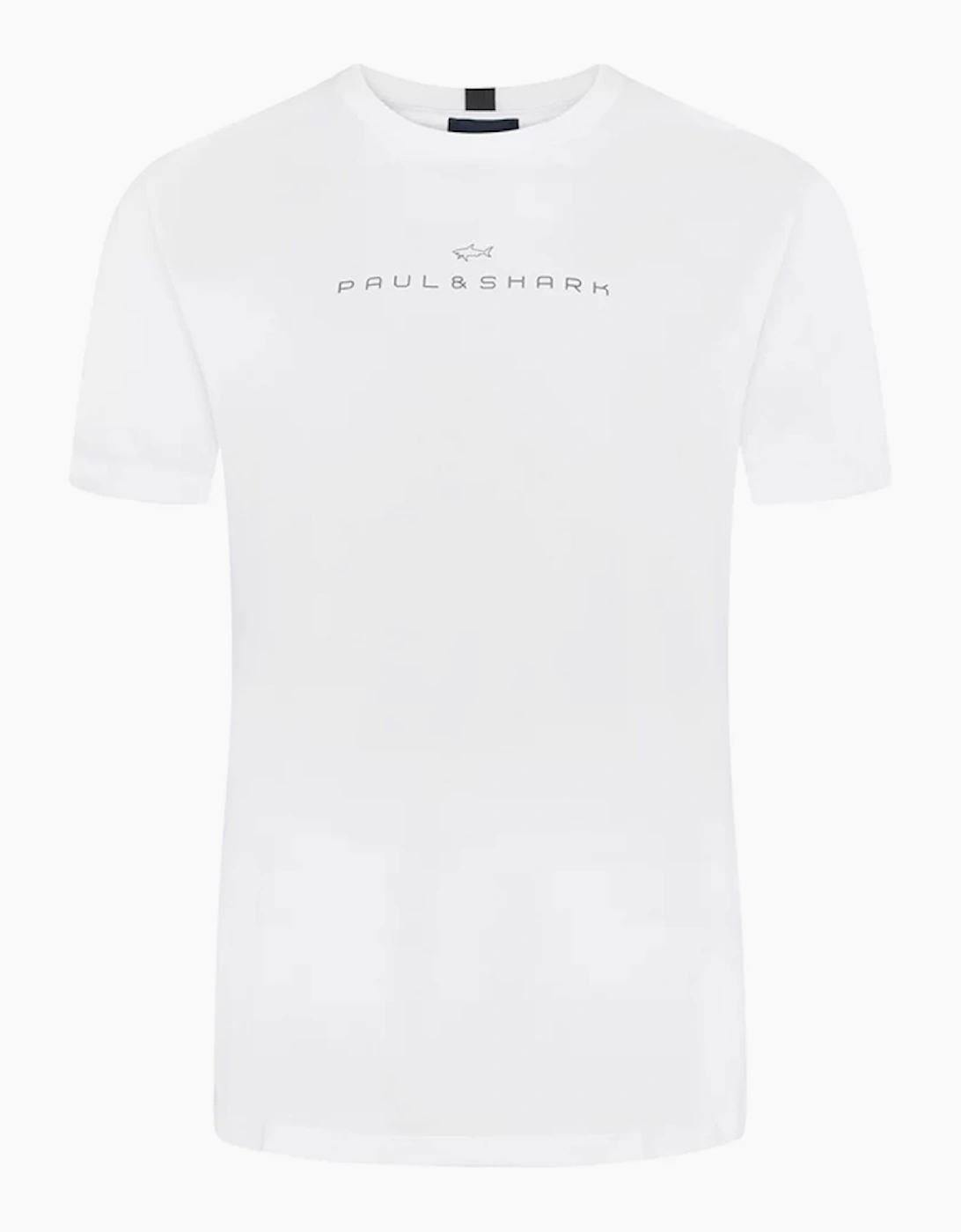 Paul & Shark Cotton T-Shirt with Printed Centre Logo T-Shirt