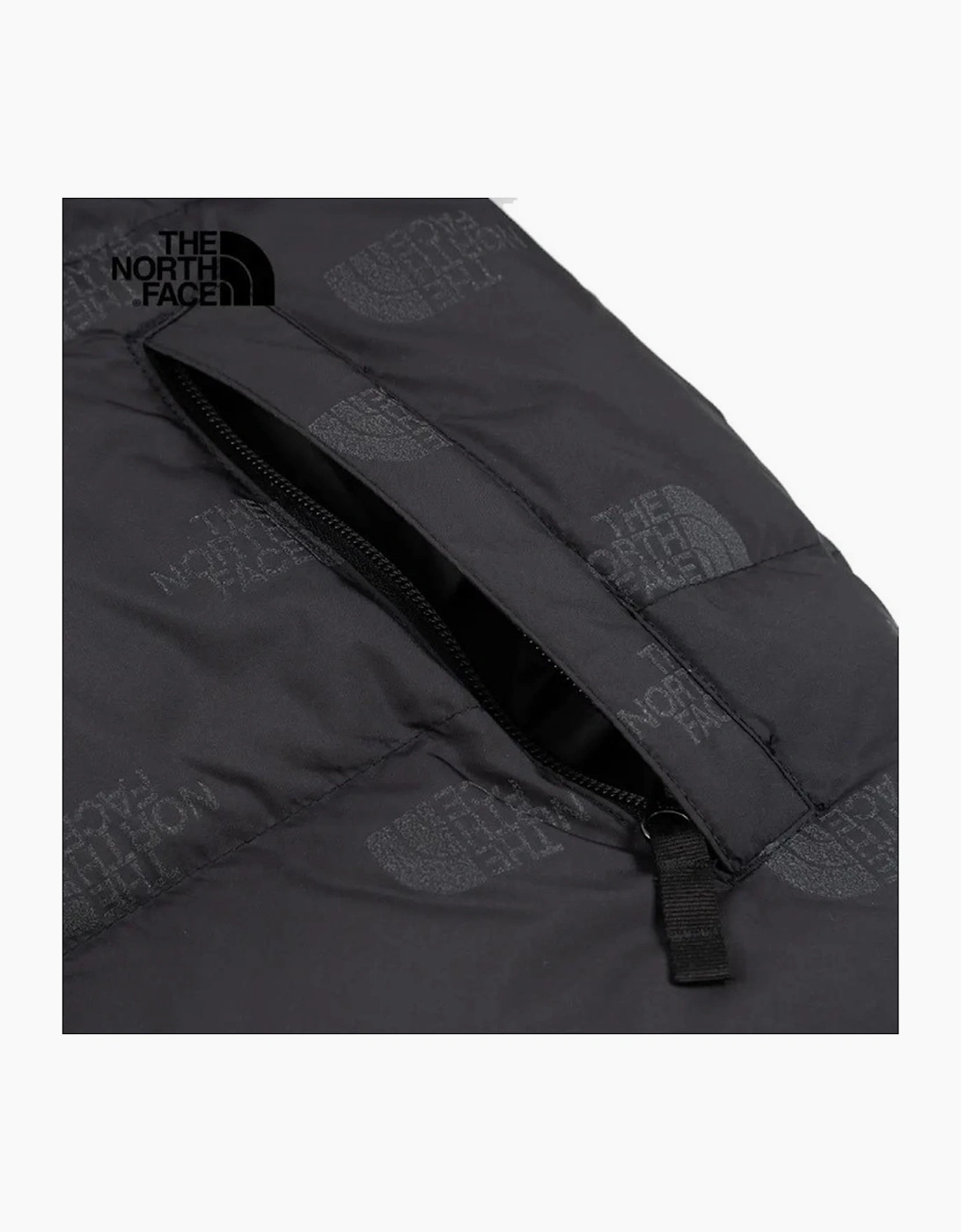 The North Face Junior Printed Padded Jacket Black