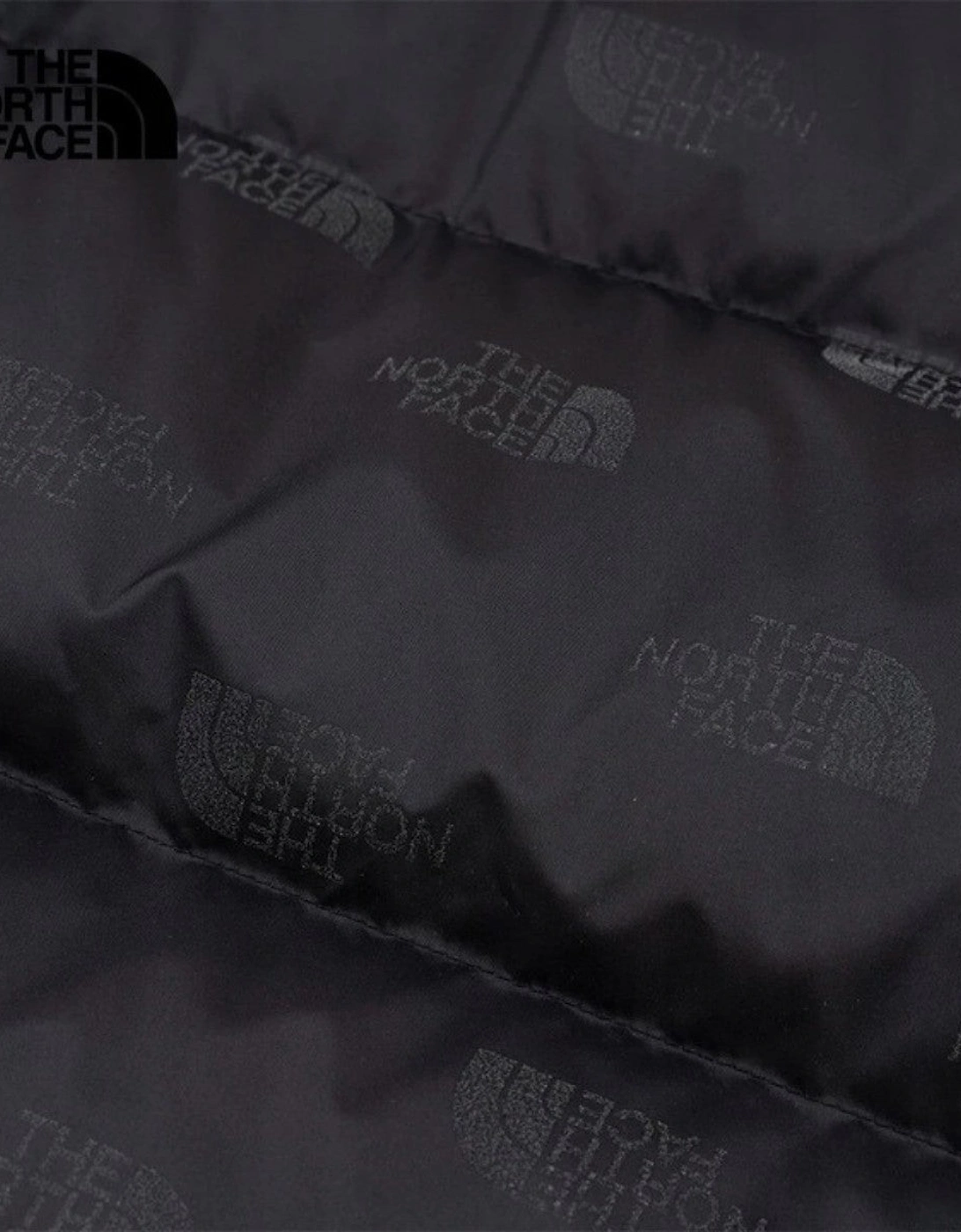 The North Face Junior Printed Padded Jacket Black
