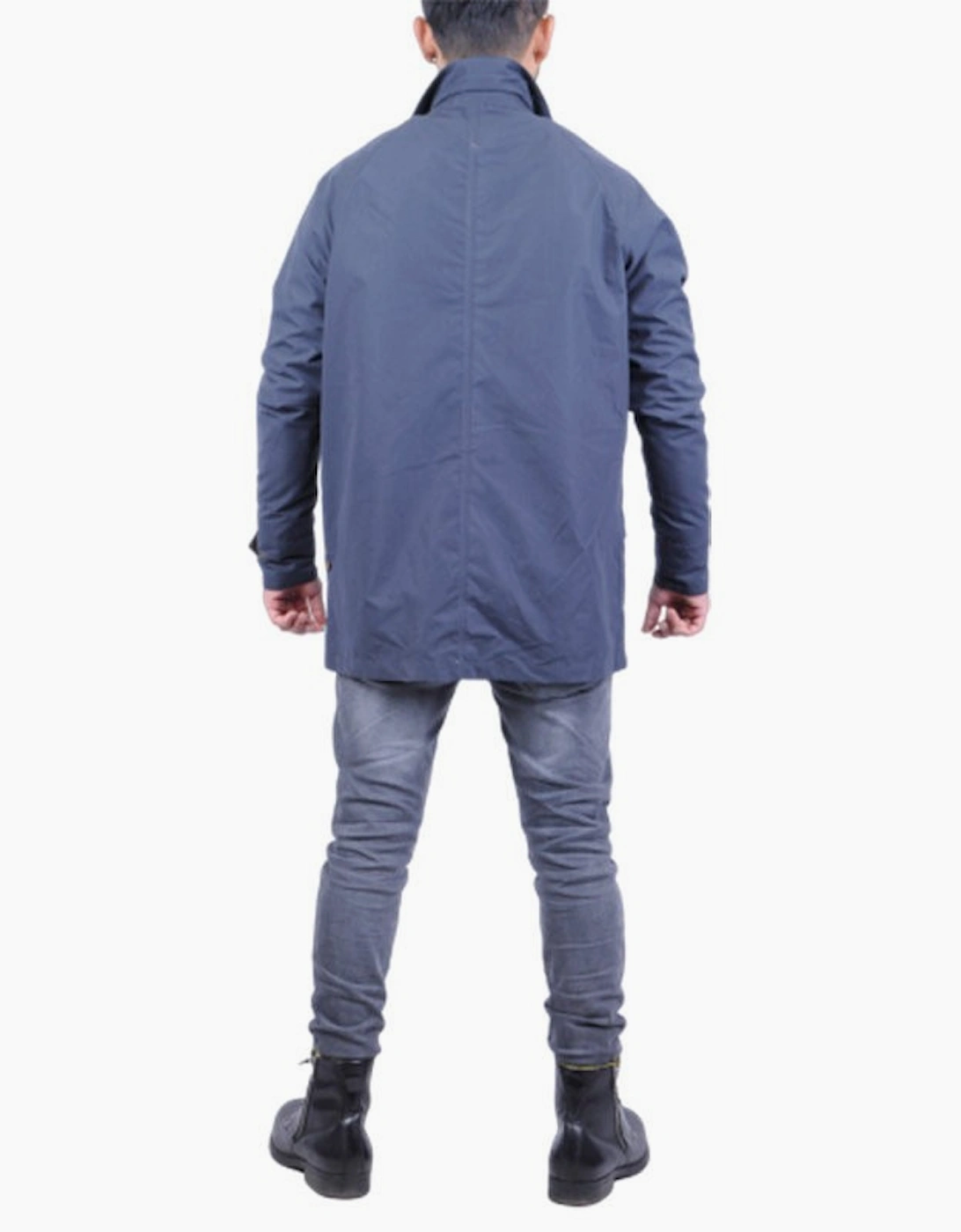 FARAH DNY 4001 Mens Parka Jacket Navy Padded Quilted Casual Winter Outwear Coat