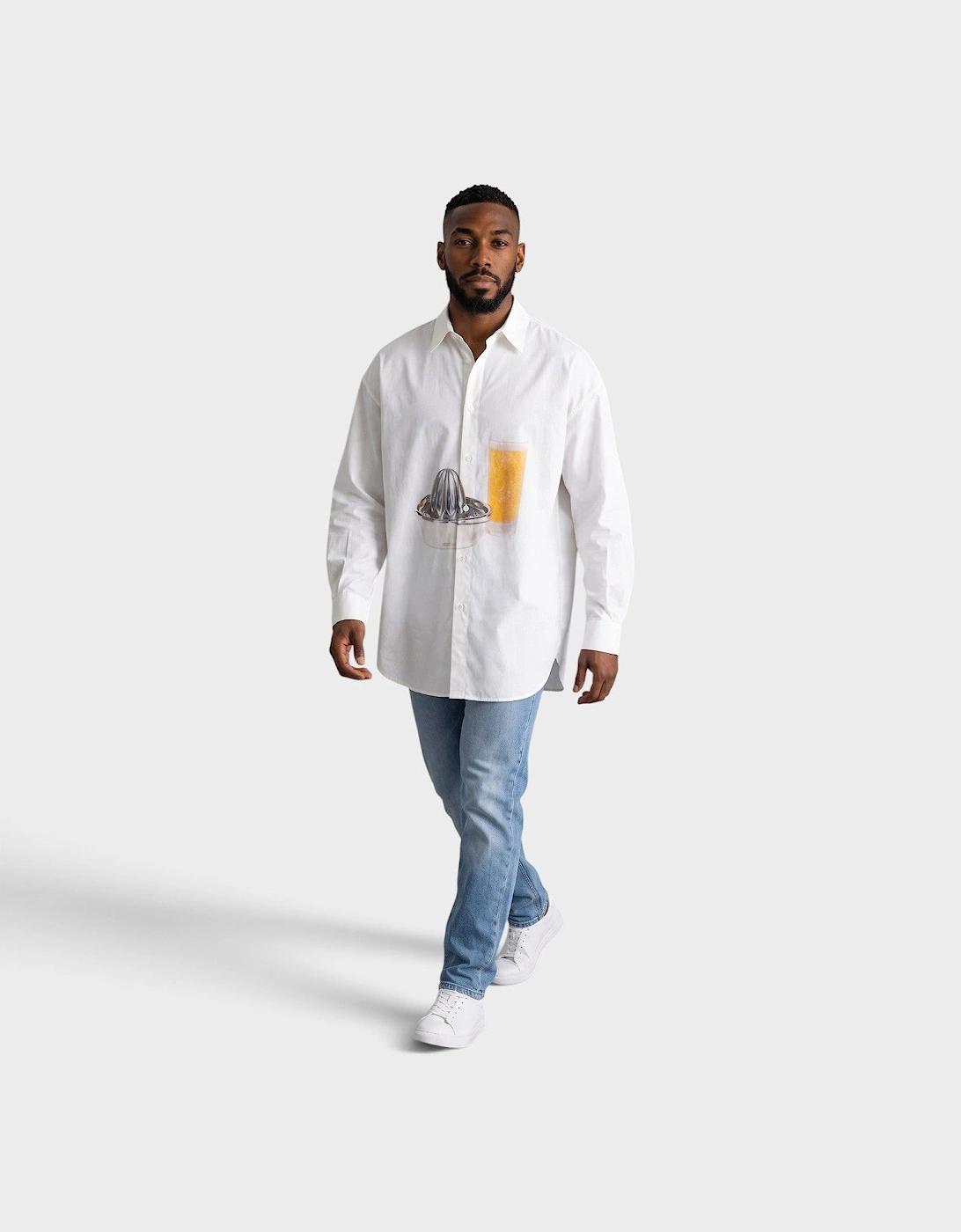 La Chemise Toutou Print Orange Juice