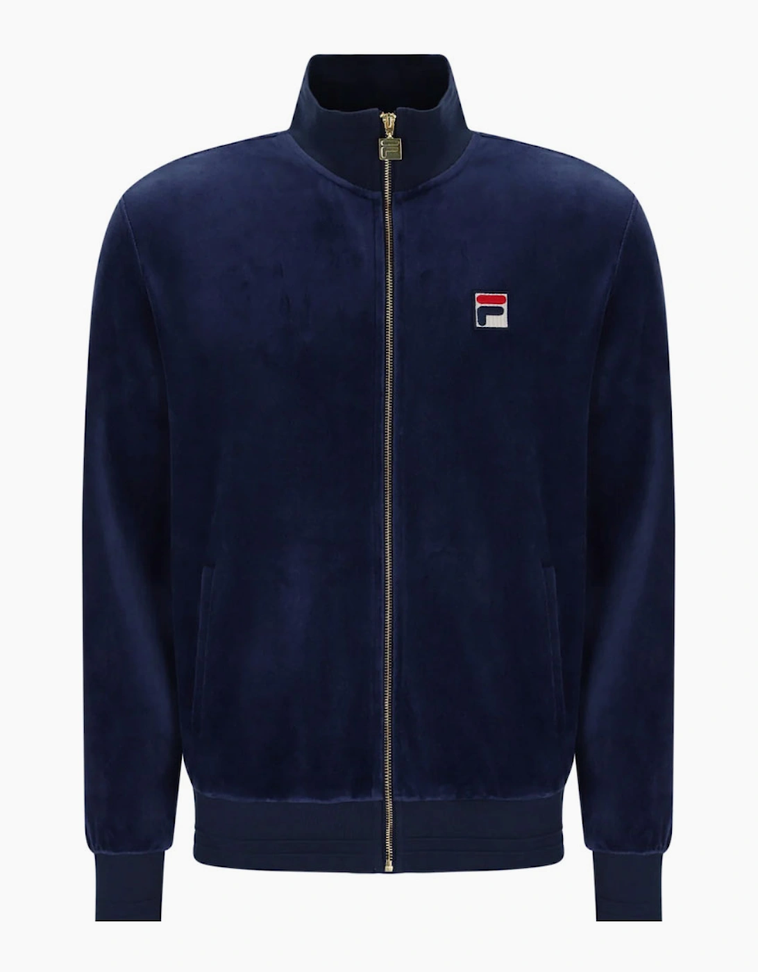 Fila Vintage Nero 2 Velour Track Jacket - Fila Navy