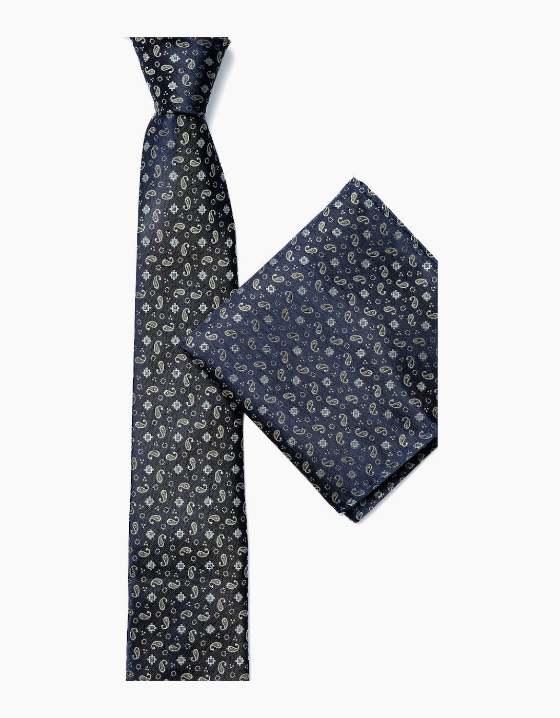 Remus Uomo Tie & Pocket Square 34 Green