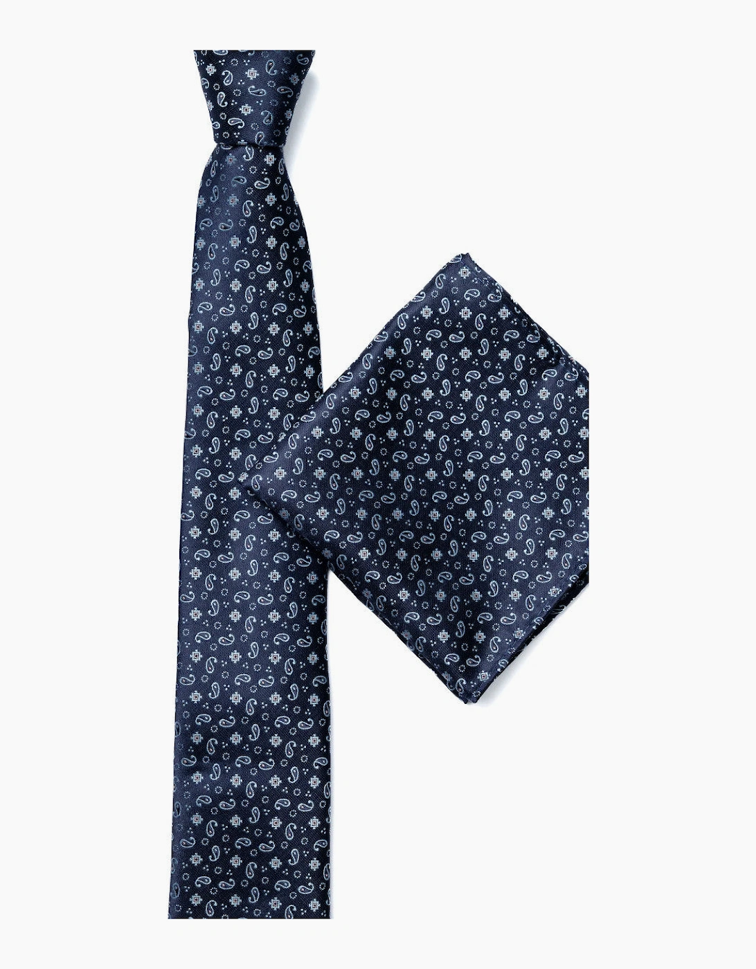 Remus Uomo Tie & Pocket Square 78 Navy
