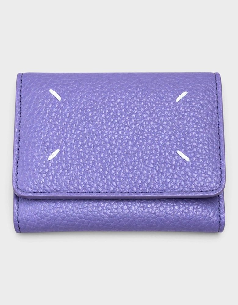 Four Stiches Bi Fold Wallet Purple Haze