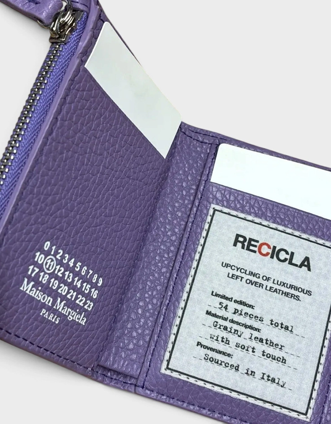 Four Stiches Bi Fold Wallet Purple Haze