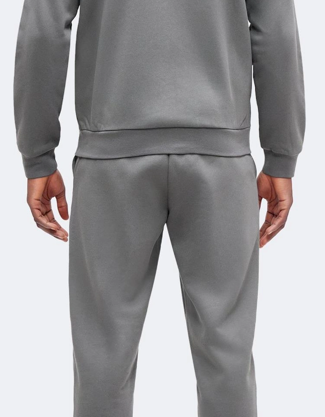 Core ID Zip Hooded Pewter Grey Cotton Tracksuit