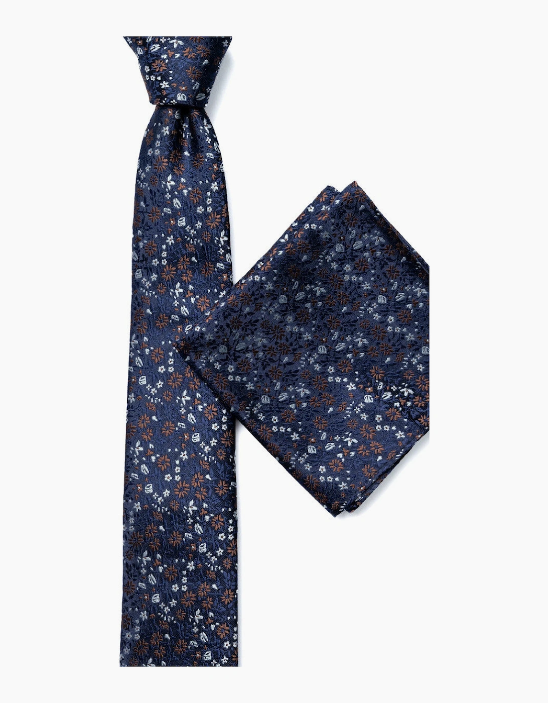 Remus Uomo Tie & Pocket Square 29 Navy