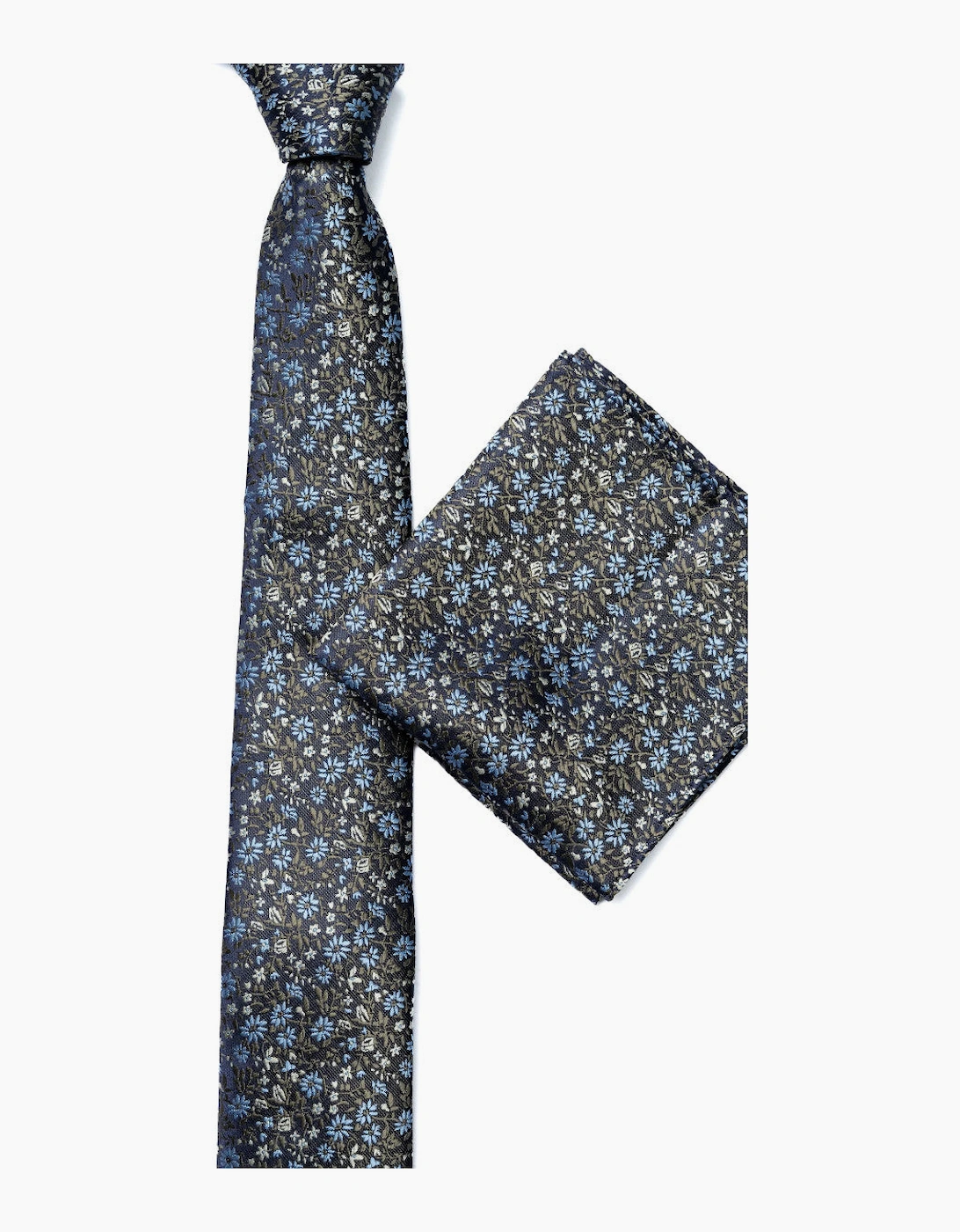 Remus Uomo Tie & Pocket Square 36 Green