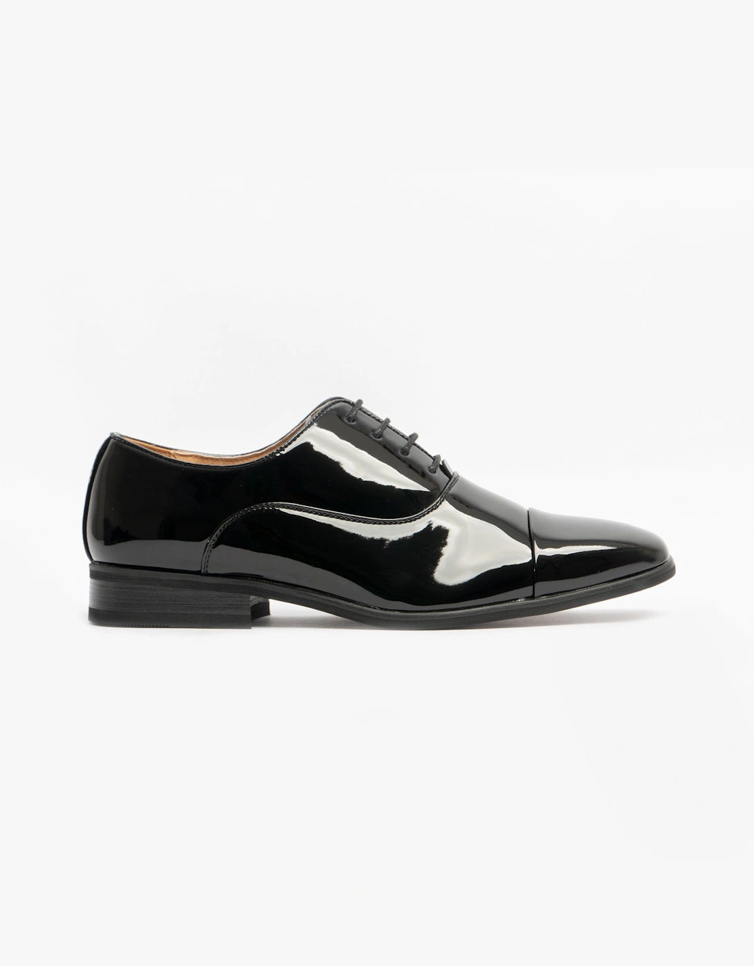 Goor DESMOND Mens Oxford Dress Shoes Black Patent