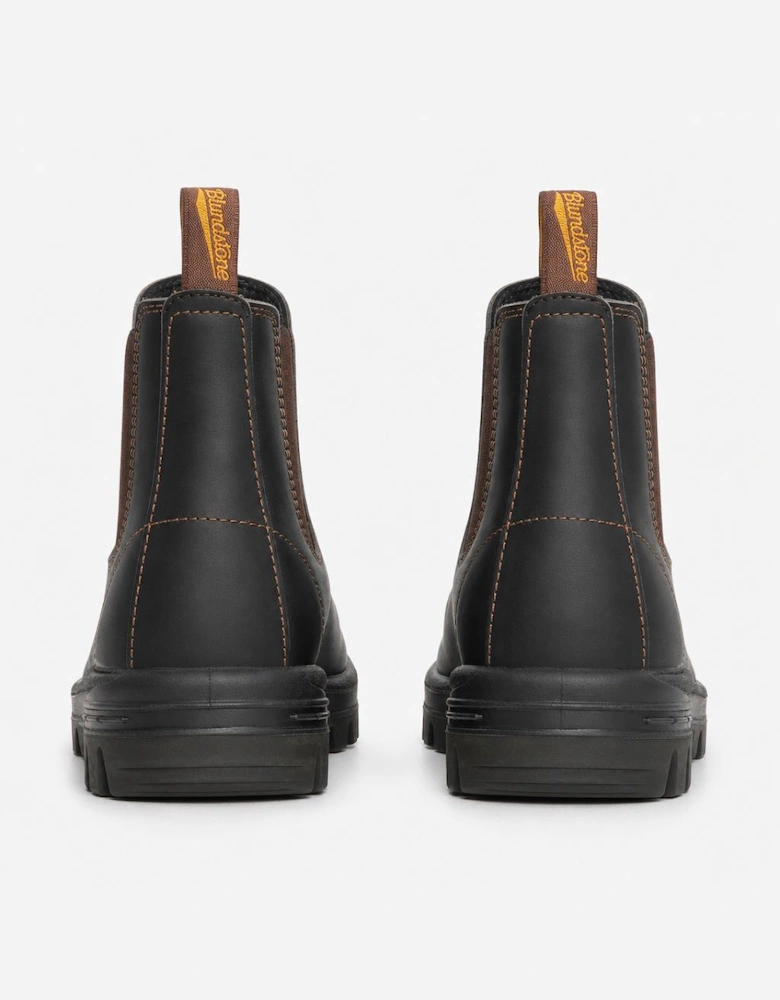 Blundstone 192 Unisex Leather Dealer Safety Boots Stout Brown