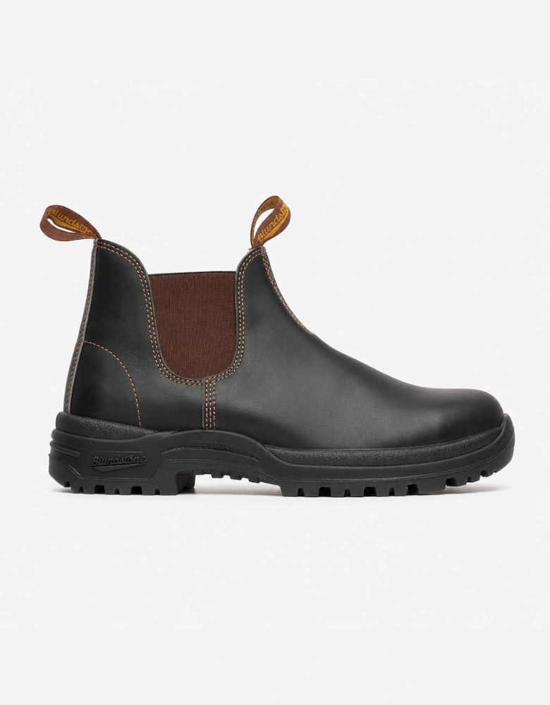 Blundstone 192 Unisex Leather Dealer Safety Boots Stout Brown
