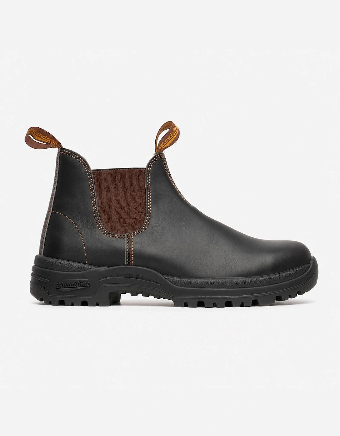 Blundstone 192 Unisex Leather Dealer Safety Boots Stout Brown