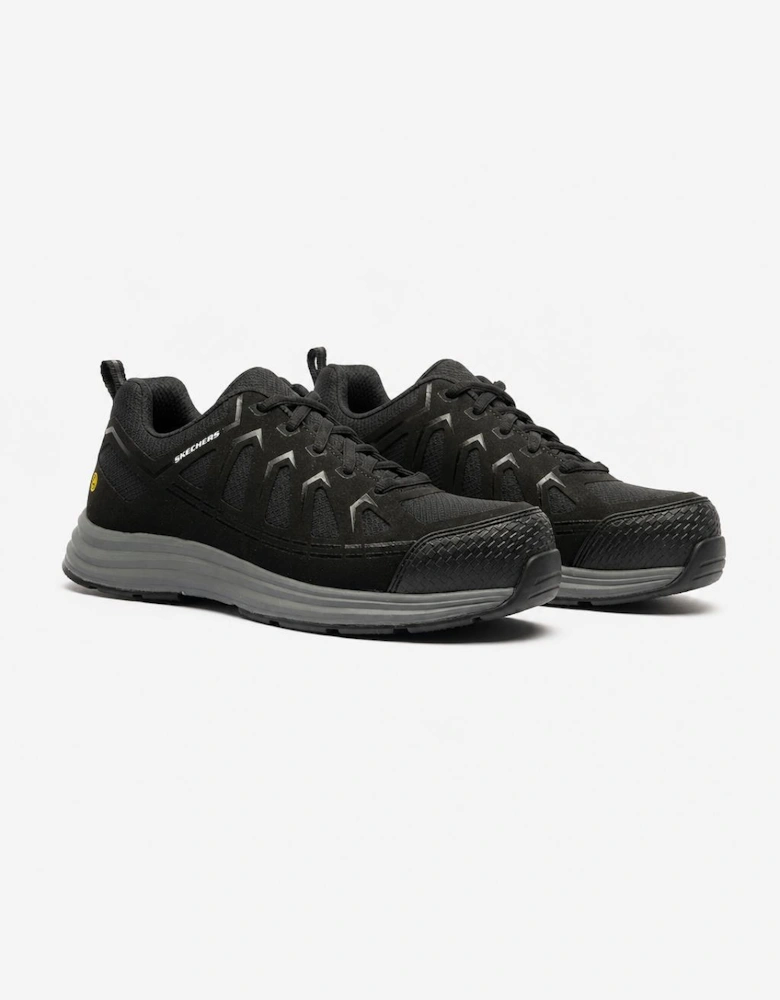 Skechers Work 200127EC Malad II Mens Composite Toe ESD Safety Trainers Black