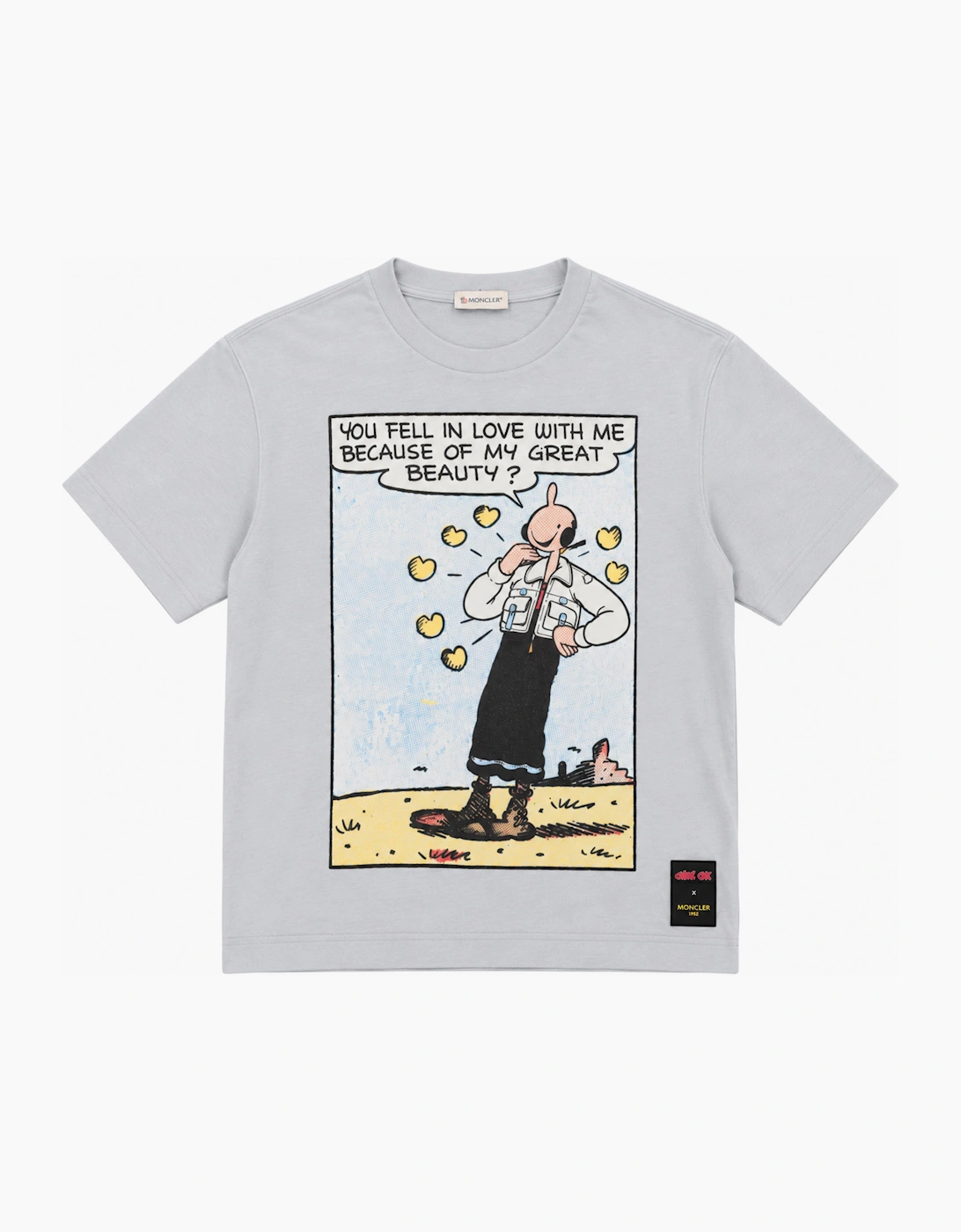 MONCLER GENIUS X OLIVE OYL OVERSIZED TEE PALE BLUE