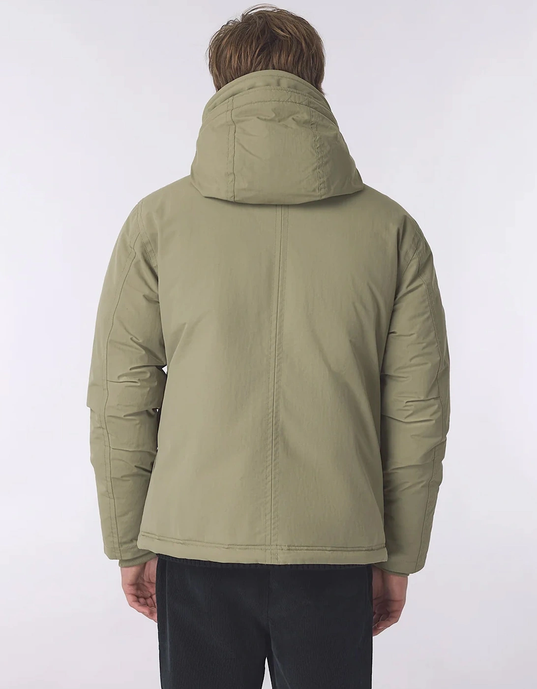 Pretty Green Coldwave Short Parka Jacket KHAKI