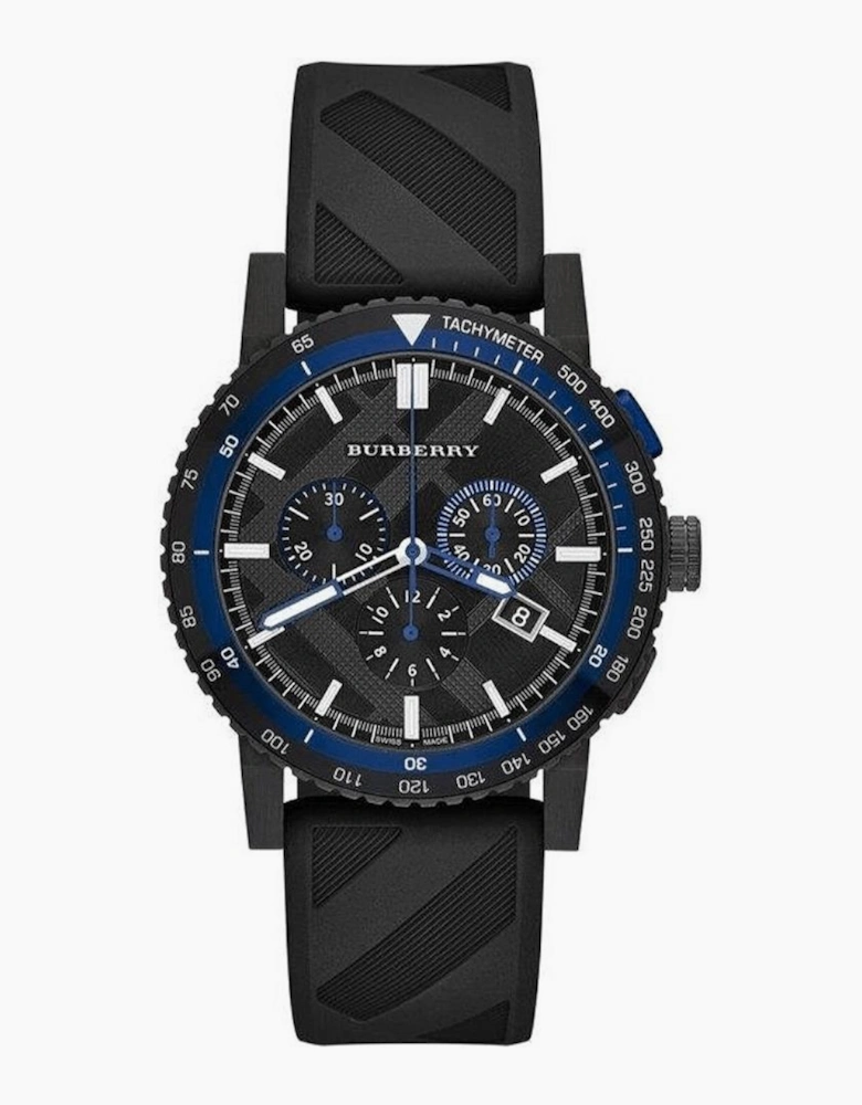 Burberry BU9806 The City Black Chronograph Men's Watch