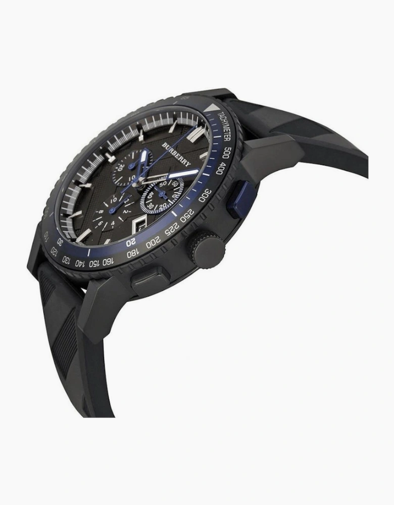 Burberry BU9806 The City Black Chronograph Men's Watch