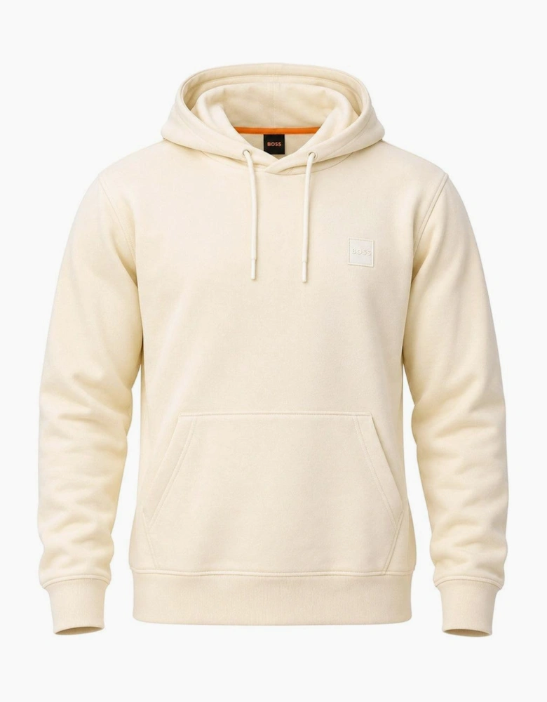 BOSS Wetalk Logo Patch Hoodie Open Yellow