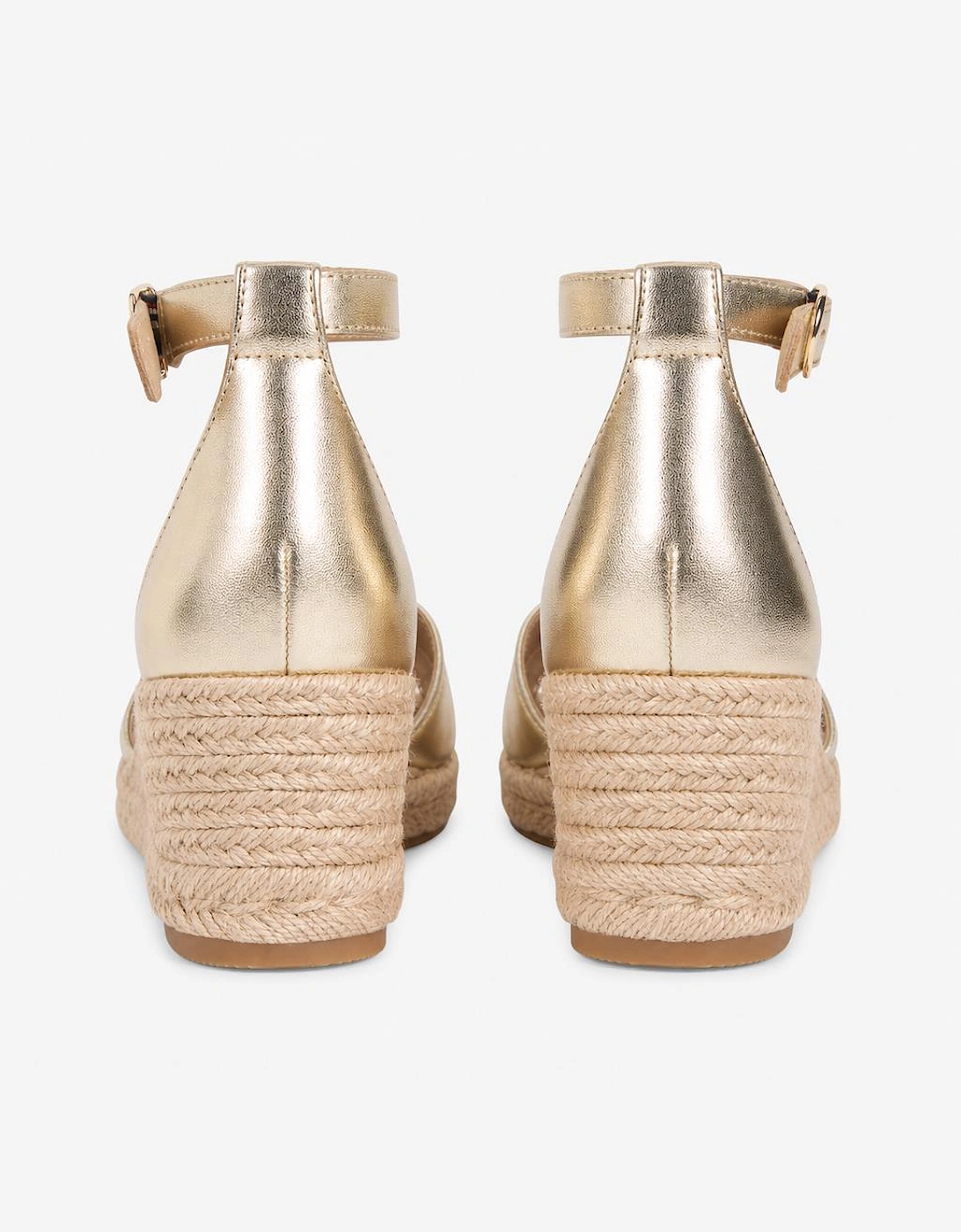 Tommy Hilfiger MID WEDGE Womens Wedge Sandals Gold