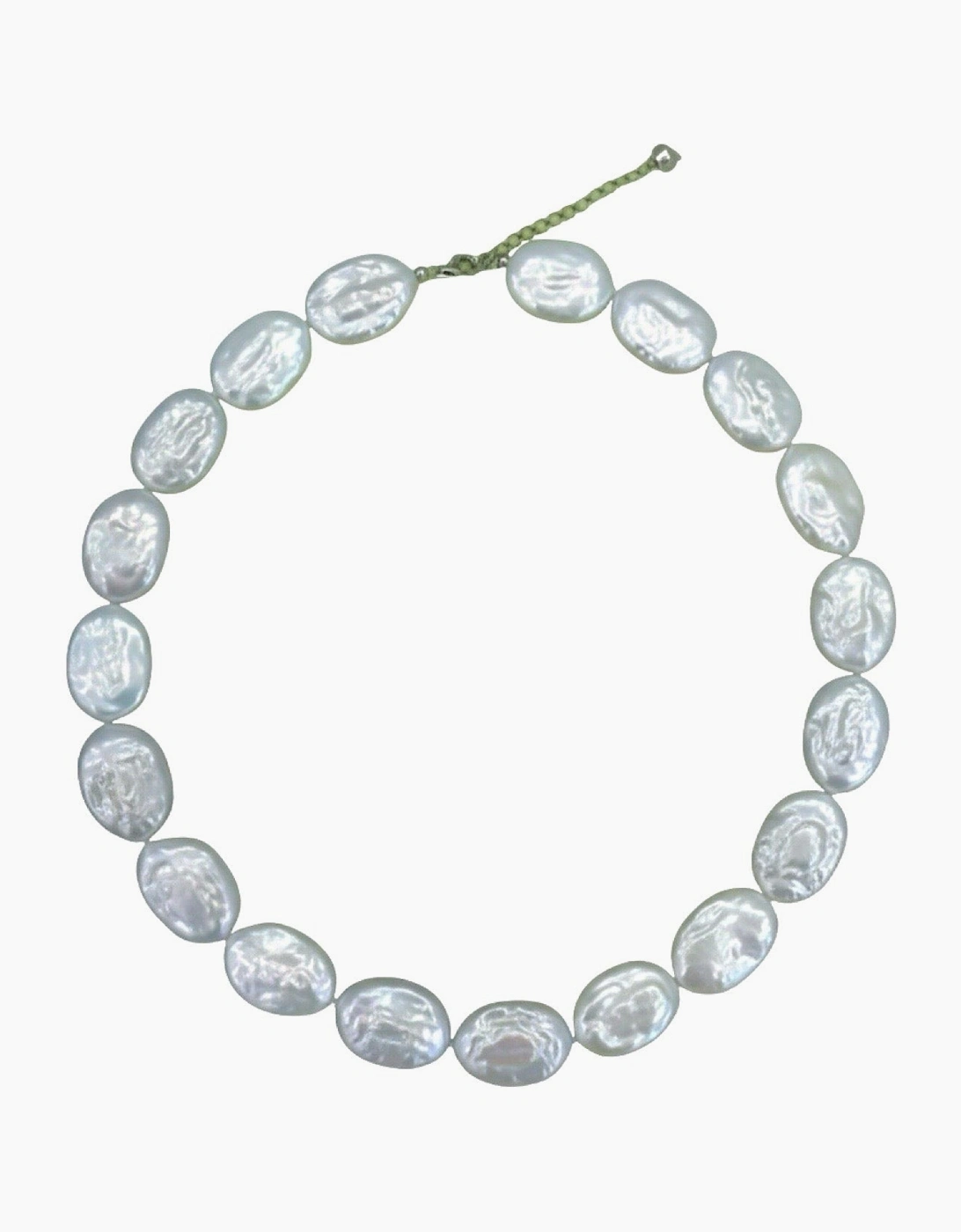 Freshwater Irregular Square Pearl Necklace