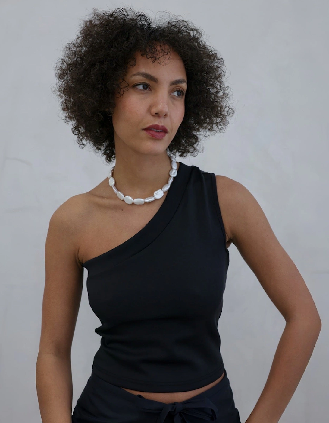 Freshwater Irregular Square Pearl Necklace