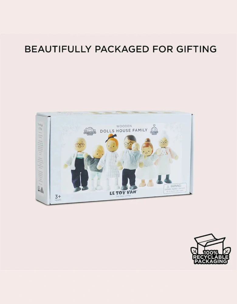 Le Toy Van Wooden Dolls House Family