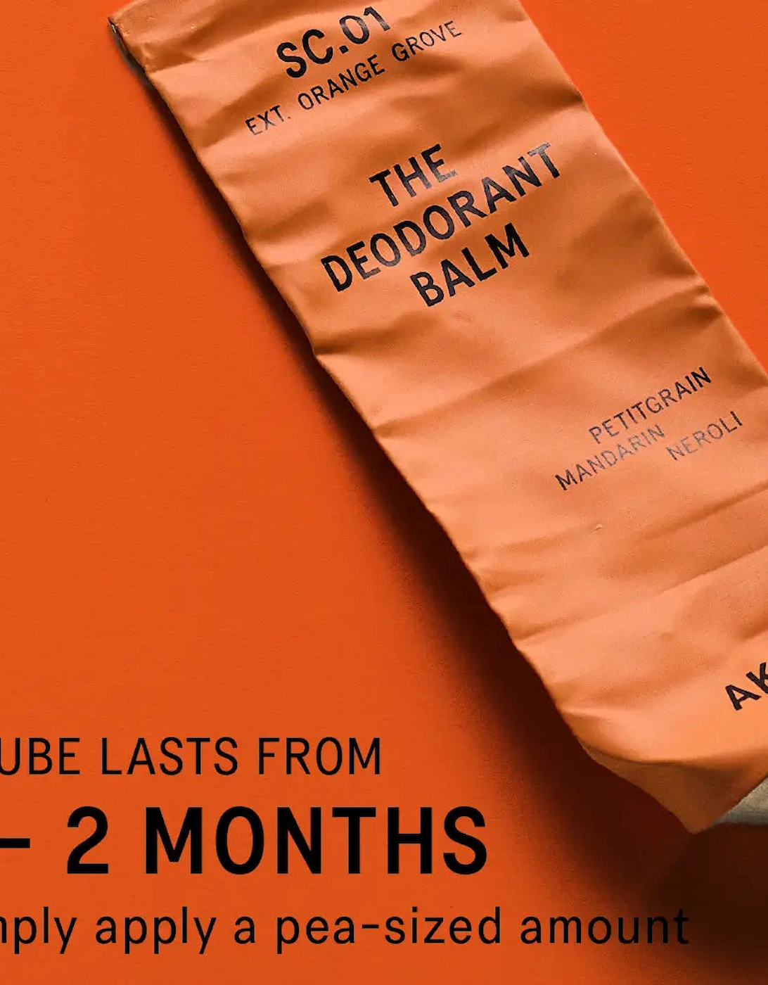 AKT London The Deodorant Balm Petitgrain, Mandarin, Neroli