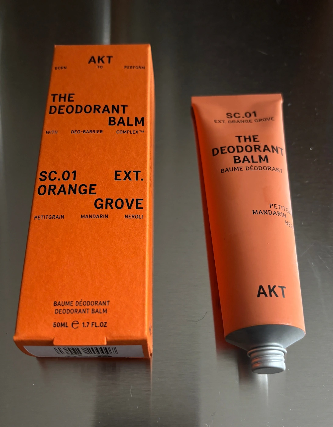 AKT London The Deodorant Balm Petitgrain, Mandarin, Neroli