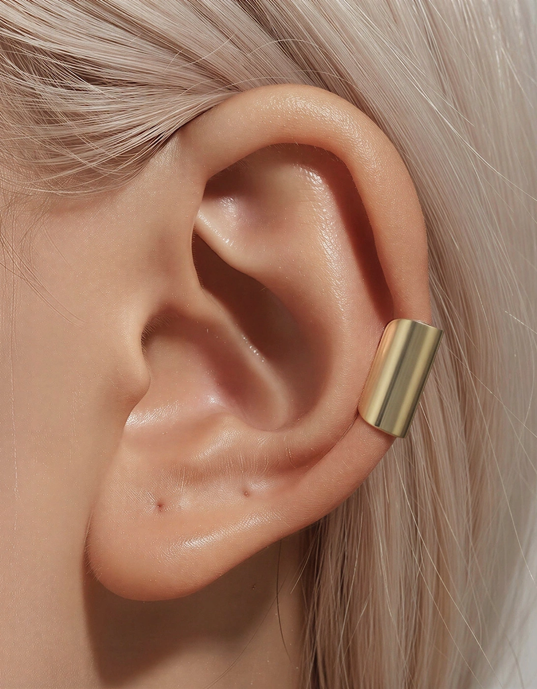 Gold Cuff Earring One Piece