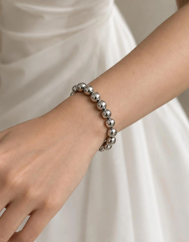 Sterling Silver Bead Bracelet