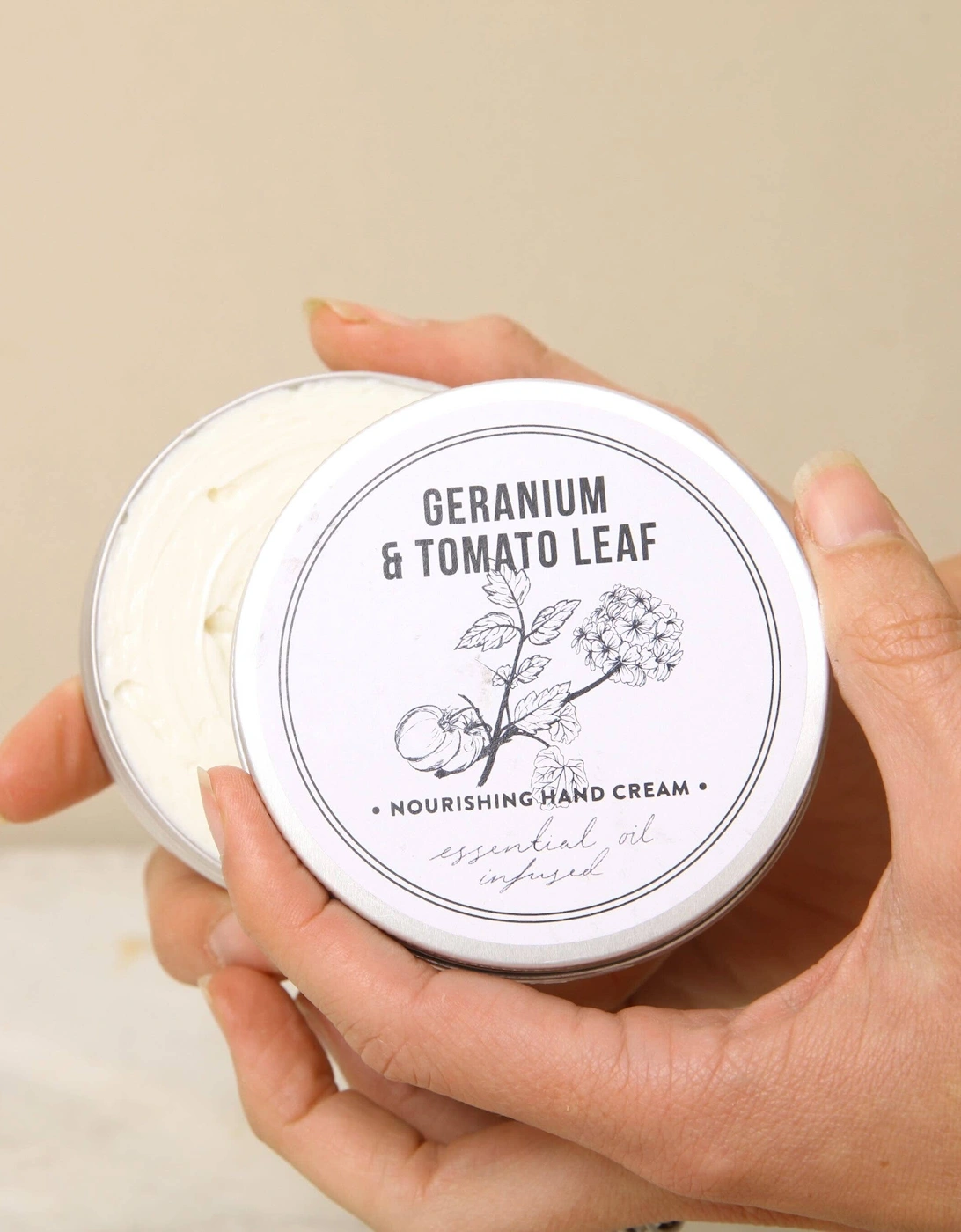 Norfolk Natural Living Gardener's Hand Cream Geranium & Tomato