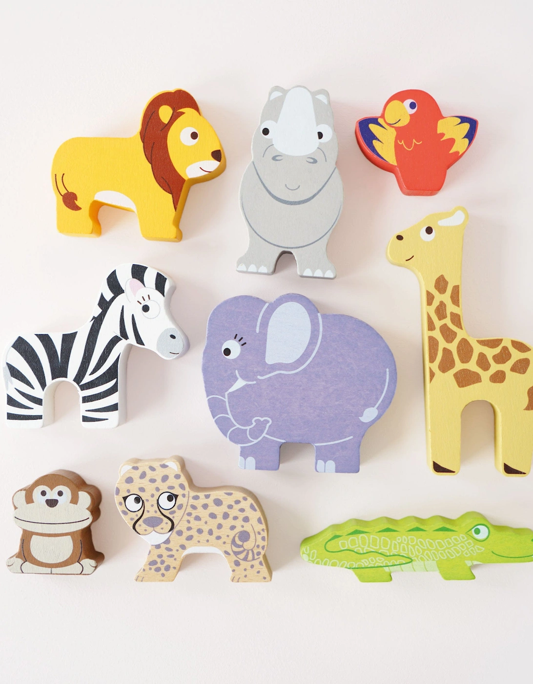 Le Toy Van African Safari Stacking Animals & Bag