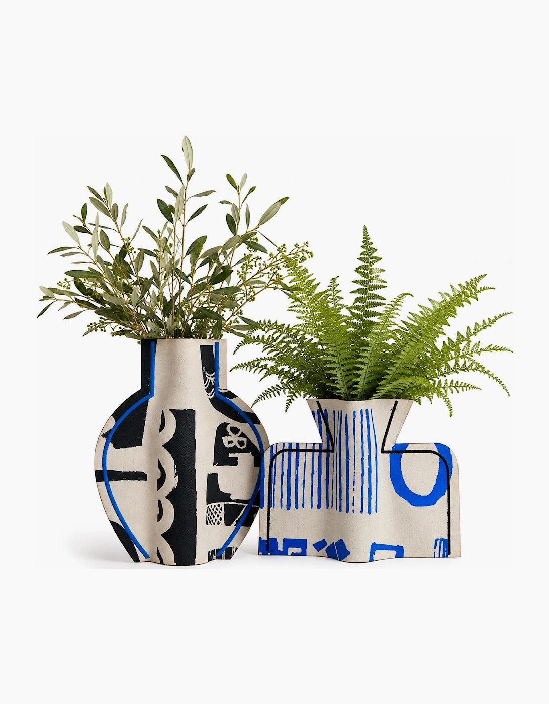 M2P Athens Bowl Vase Blue Black