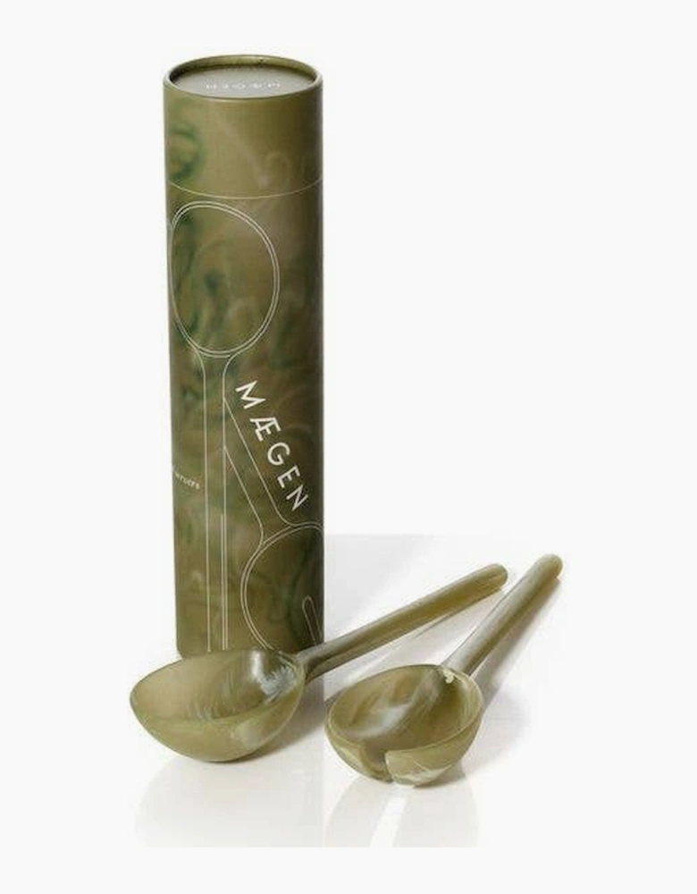 MÆGEN Salad Servers Olive