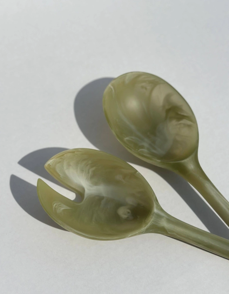MÆGEN Salad Servers Olive