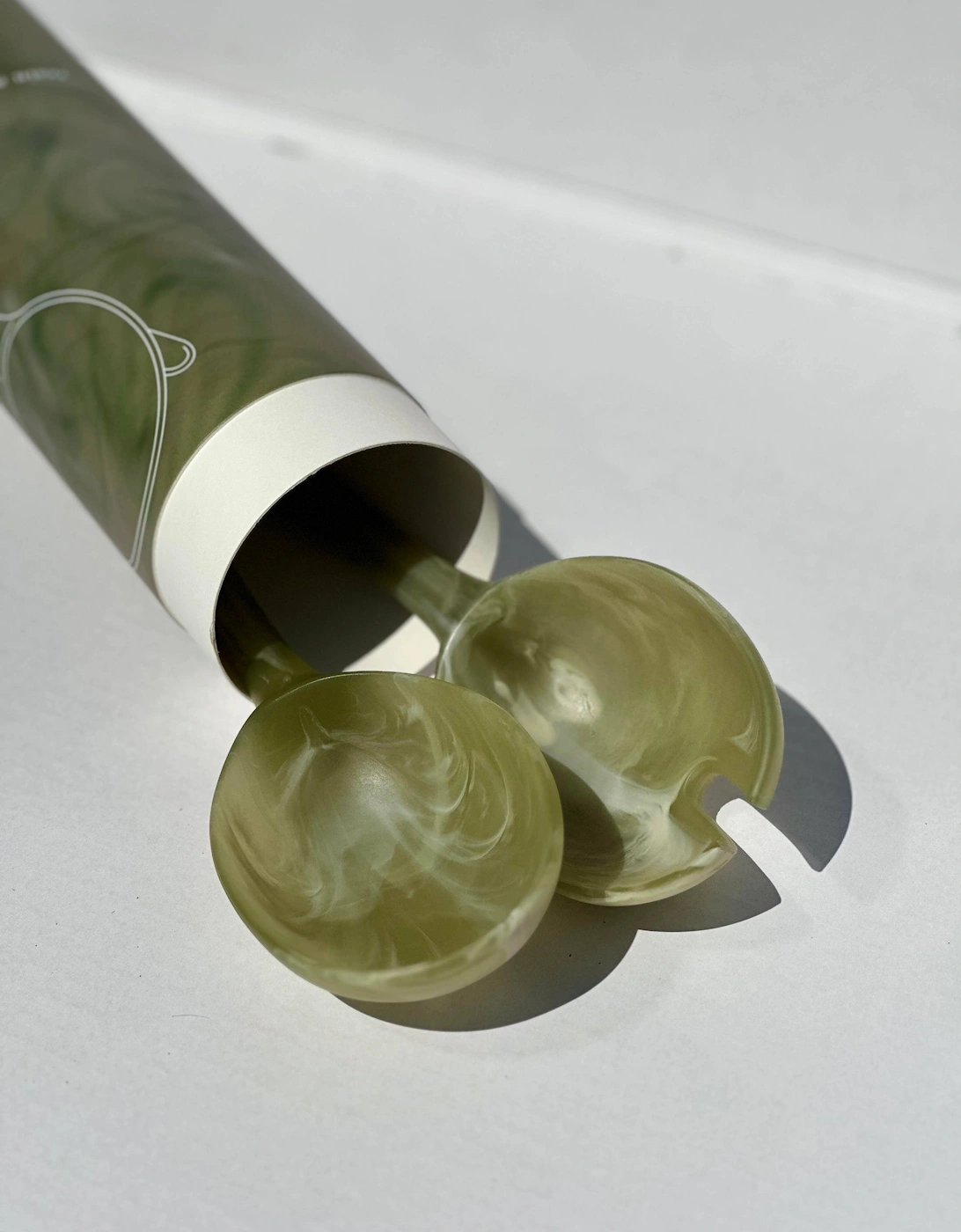 MÆGEN Salad Servers Olive